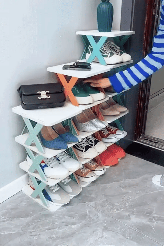 6-Tier Multifunctional Storage Rack & Organizer Tower