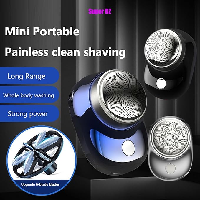 Portable Mini Electric Razor & Precision Pocket Trimmer