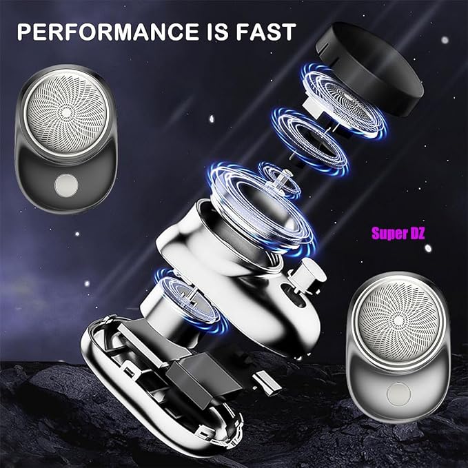 Portable Mini Electric Razor & Precision Pocket Trimmer