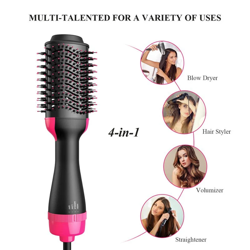 3-in-1 One Step Hair Dryer, Volumizer & Styler Hot Air Brush