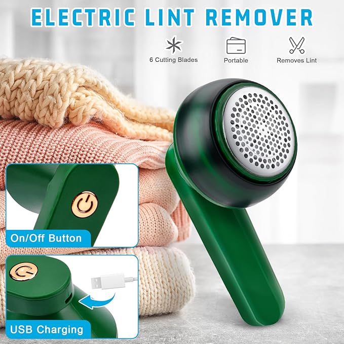 Professional Rechargeable Electric Lint Remover & Fabric Shaver
